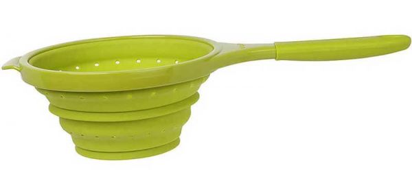 DEXAS Друшляк Поп Стрейнер складний силіконовий 20см (зелений) 6шт/пак