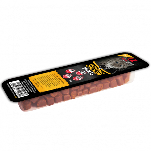 AS CAT Snacks Chicken (н/в ласощі з курятини, кубики) 35г (х16)