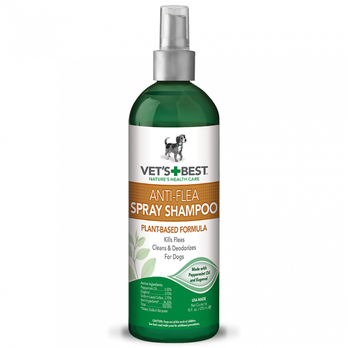 VET`S BEST Natural Anti-Flea Spray-Shampoo 470 мл