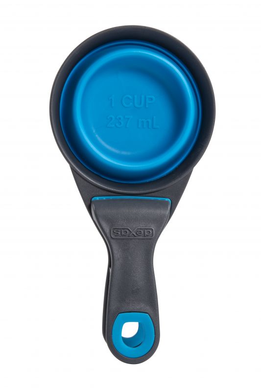 DEXAS Мірний стакан складний на кліпсі Кліп Скуп середній 240 мл (блакитний)