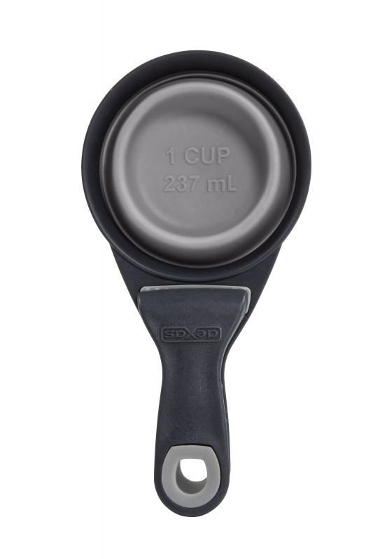 DEXAS Мірний стакан складний на кліпсі Кліп Скуп середній 240 мл (світло-сір)