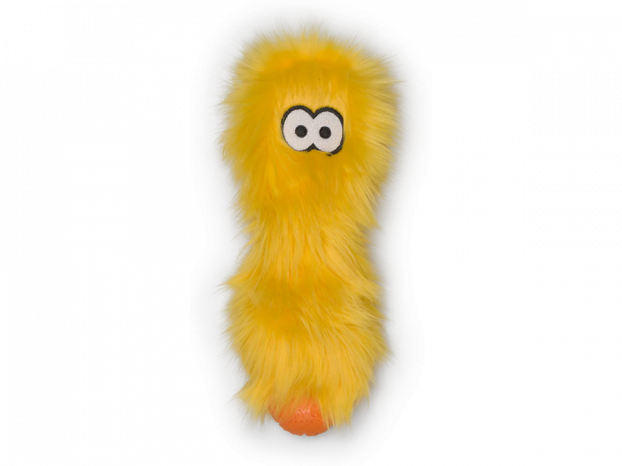 Іграшка пищалка д/собак Custer Lemon/Кастер пухнастий лимонний 26см