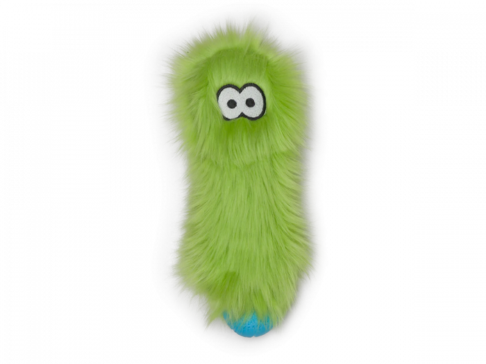 Іграшка пищалка д/собак Custer Lime/Кастер пухнастий лаймовий 26см