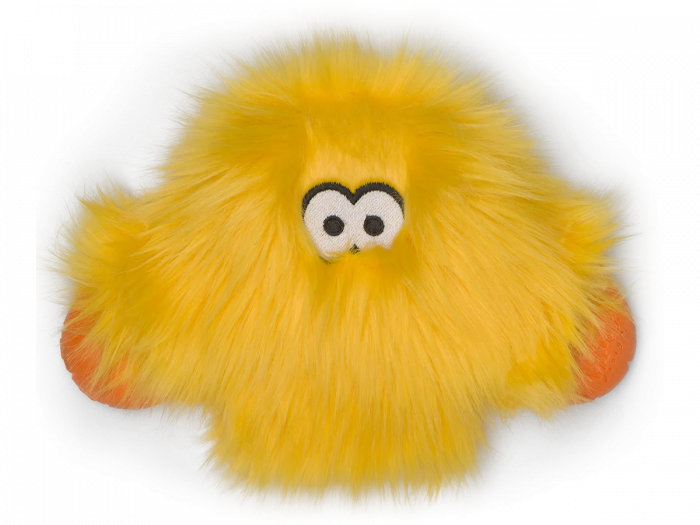 Іграшка пищалка д/собак Taylor Lemon/Тейлор пухнастий лимонний