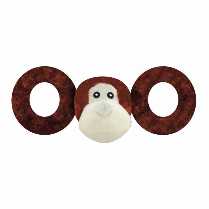 Іграшка д/собак пищалка д/перетягування Джоллі Таг-а-Мал мала мавпа арт JTA32