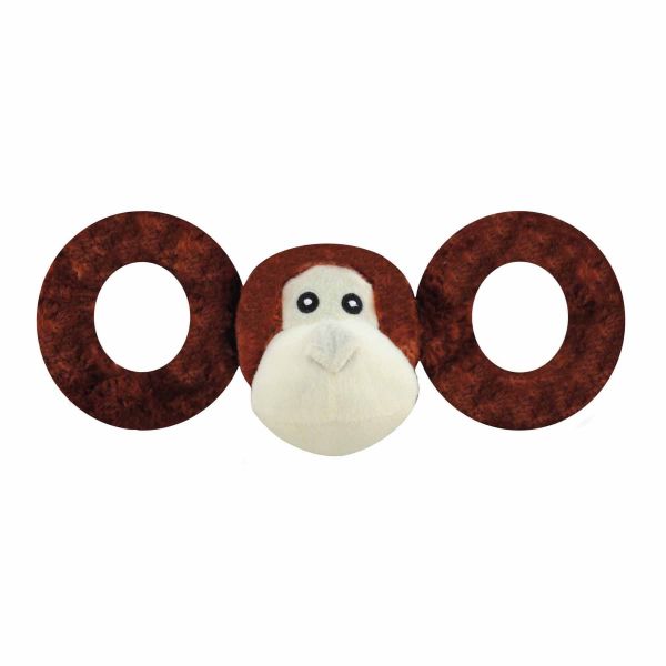 Іграшка д/собак пищалка д/перетягування Джоллі Таг-а-Мал середня мавпа арт JTA33