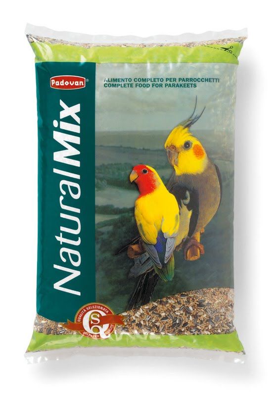 NatMix parrocche 4,5kg/Корм д/сер. папуг Падован НатуралМікс Паррочетті 4,5 кг