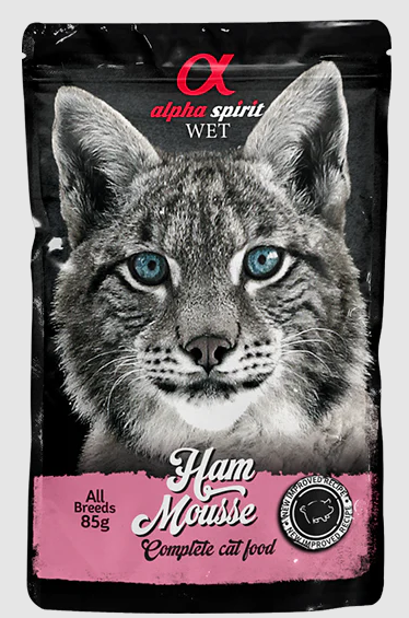 ALPHA SPIRIT POUCH HAM MOUSSE/Вологий корм д/котів Хем Мусс 85г