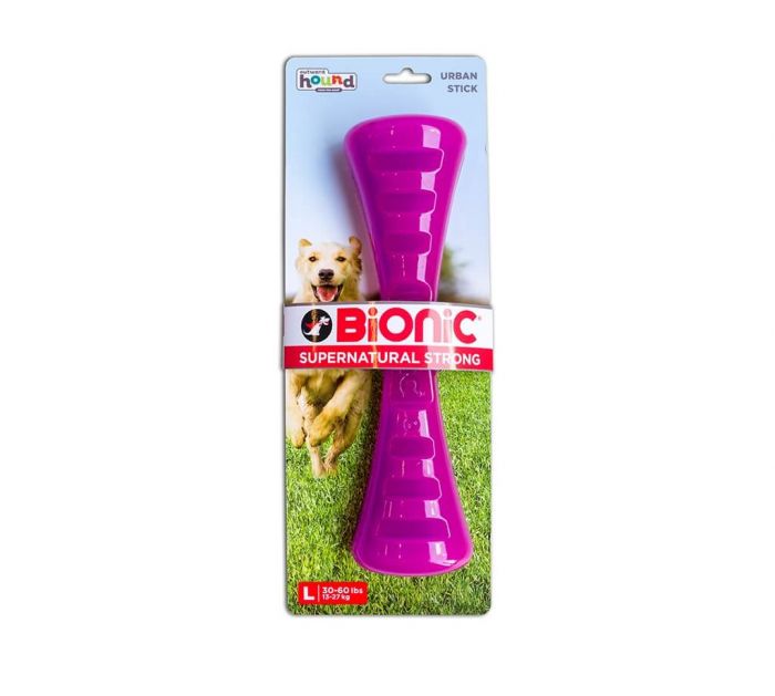 Іграшка д/собак Біонік Опак Стік гантель велика фіол. арт. bc30084