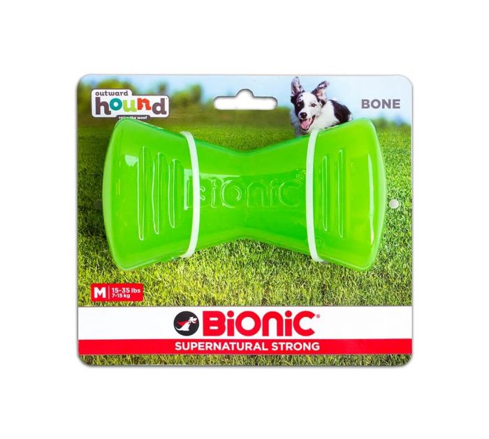 Іграшка д/собак Біонік Опак Бон кістка середня зел. арт. bc30092