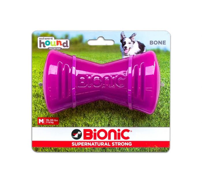 Іграшка д/собак Біонік Опак Бон кістка середня фіол. арт. bc30093