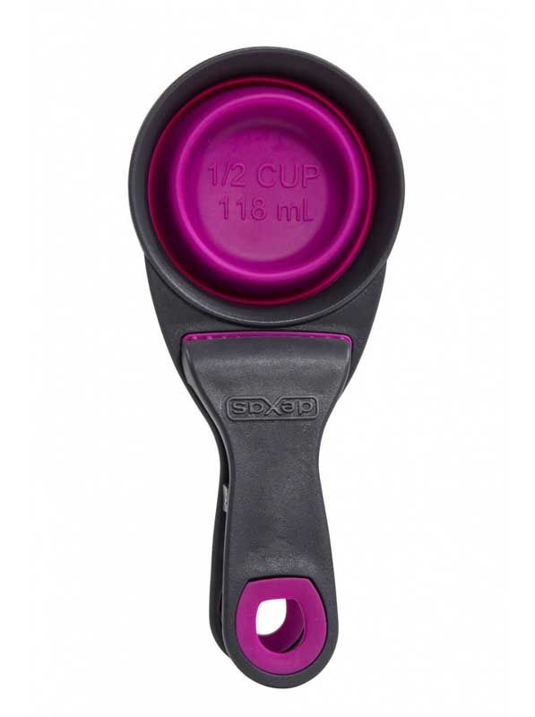 DEXAS Мірний стакан складний на кліпсі Кліп Скуп малий 120 мл (пурпур.)