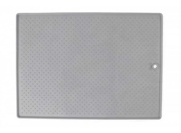 DEXAS Килимок антиковзний Гріппмат під миски-великий 43х57 см (св-сірий)