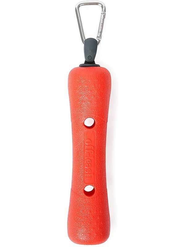 DEXAS Офф-ліш Іграшка Гантеля з карабіном (помаранчева)