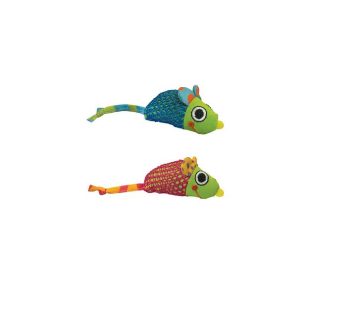 Іграшка д/котів Петстейджес Мишки з кошачою м'ятою кольорові арт.pt327