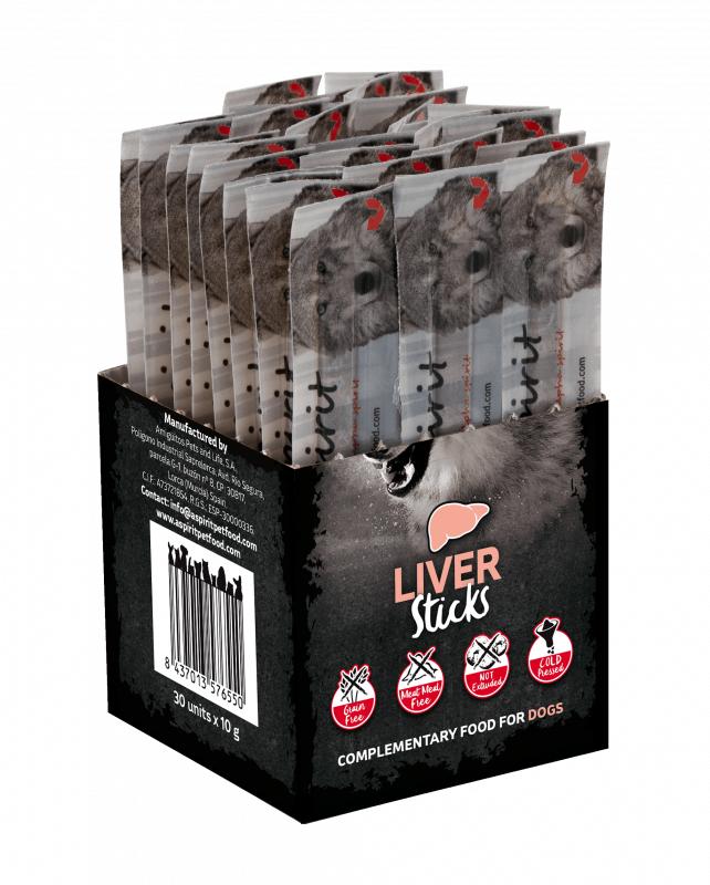AS DOG Sticks Liver (н/в ласощі з печінки, палички 30шт) 300г (х56)