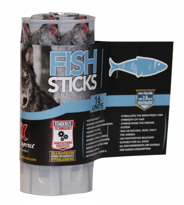 AS DOG Sticks Fish (н/в ласощі з риби, палички 16шт) 160г (х12)