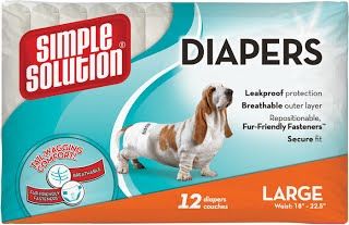 SS Disposable Diapers Large (12 p) /Гігієнічні підкладки-підгузники для тварин великі по 12шт