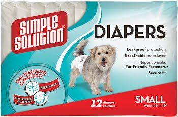 SS Disposable Diapers Small (12 p) /Гігієнічні підкладки-підгузники для тварин малі по 12шт