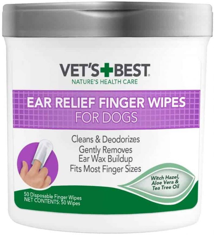 VET`S BEST Ear Relief Finger Wipes (50 шт)