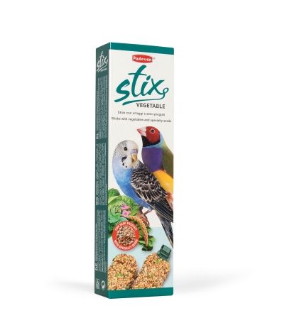 Stix vegetable cocorite/Ласощі Стікс д/хвилястих папуг Падован Веджетабл 80 г