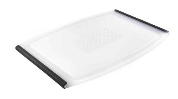 DEXAS Дошка для нарізання Гріпп&Карв антиковзна 25х36 см (білий/сірий) 6шт/пак