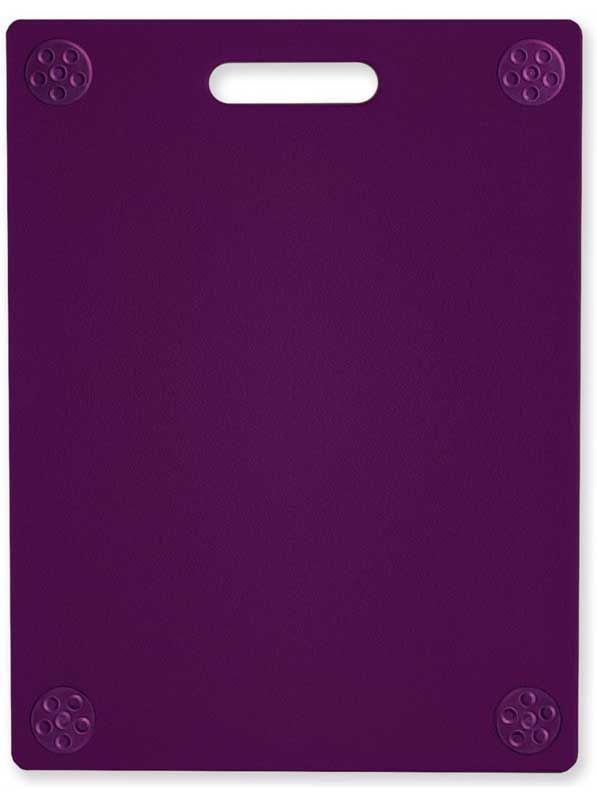 DEXAS Дошка для нарізання та сервірування у вигляді Баклажану 28х37см (т.фіолетовий) 6шт/пак