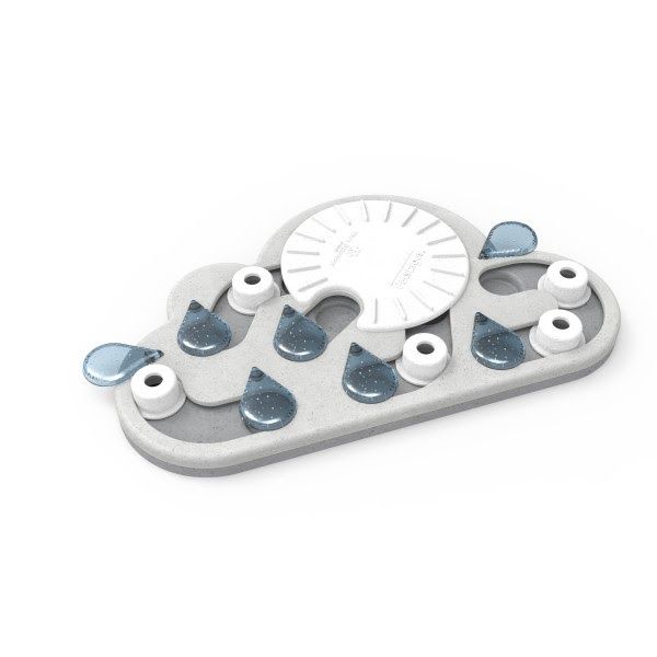 Іграшка інтерактивна д/котів Петстейджес Головоломка Краплі Дощу сіра арт. pt69581