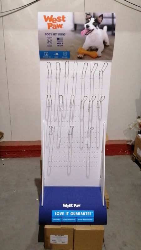 Стенд дисплей для іграшок West Paw Polypro Display