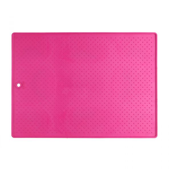 DEXAS Килимок антиковзний Гріппмат під миски-великий 43х57 см (рож.)