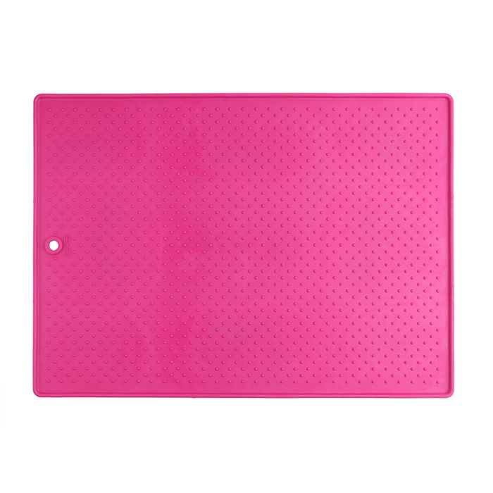 DEXAS Килимок антиковзний Гріппмат під миски-великий 43х57 см (рож.)