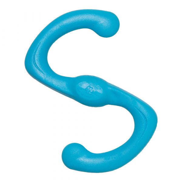 Іграшка для собак Bumi Large Aqua/Бумі S-подібна велика блакит. 24см