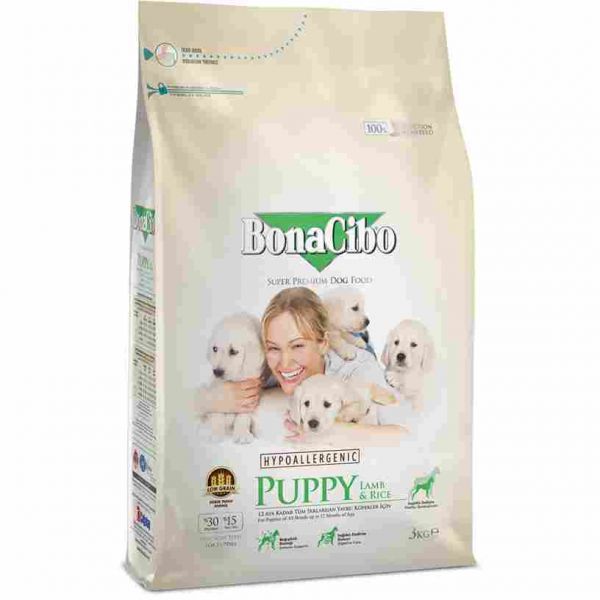 BonaCibo Puppy Lamb&Rice 3 kg