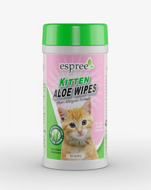 ESPREE Kitten Aloe Wipes  50шт
