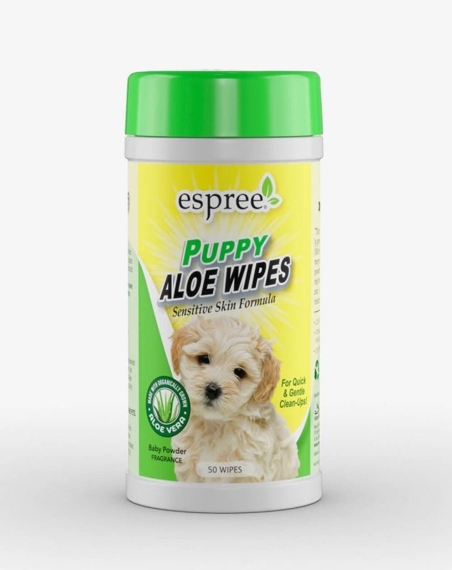 ESPREE Puppy Aloe Wipes 50шт