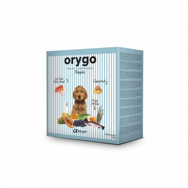 Orygo Puppies 3,6 kg box/Н/в корм д/цуценят Оріго Паппіс 3,6 Кг (18х200г)