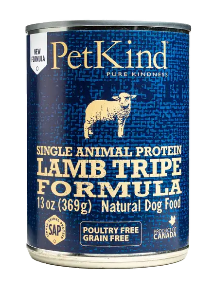 PETKIND САП ЛАМБ ТРАЙП ФОРМУЛА консерва монопротеїн д/собак з ягням/ягнячим рубцем 369 г