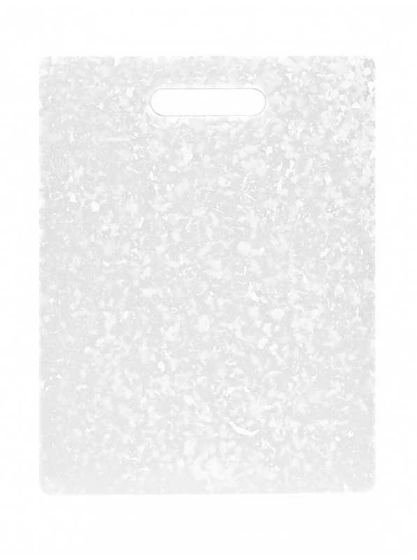 DEXAS Дошка для нарізання Полі Граніт пластикова 22х28см (білий граніт) 6шт/пак