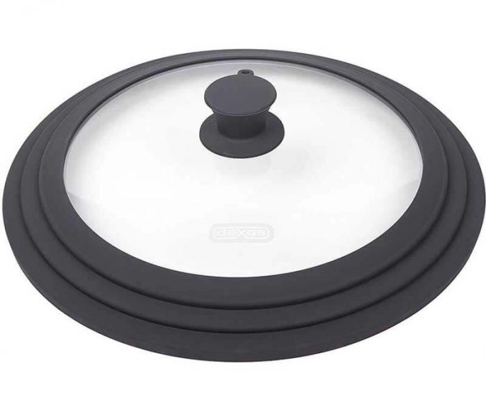 DEXAS Кришка універсальна Флекс Лід скло/силікон 31,5 см 4шт/пак