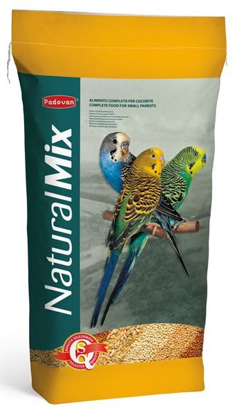 NatMix cocorite 20kg/Корм для хвилястих папуг Падован НатуралМікс Кокоріте 20 кг