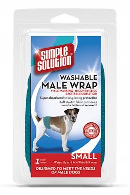 SS Washable Male Wrap, Small of 6 cases * / Багаторазова гіг. підкладка-протектор для кобелів, мала