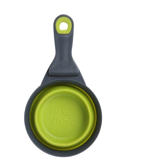 DEXAS Мірний стакан складний на кліпсі Кліп Скуп великий 480 мл (зел.)