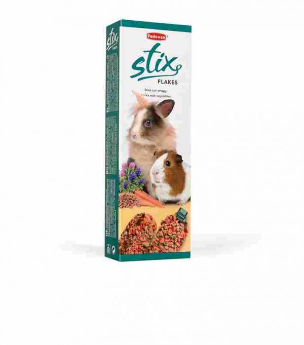 Stix flakes coniglietti/Ласощі Стікс д/кролів Падован Флейкс 100г