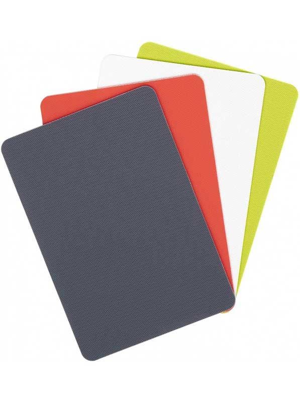 DEXAS Набір дошок ультратонких Хеві Дюті д/нарізання 4шт 20х28см (сір,черв,біл,зел) 6шт/пак