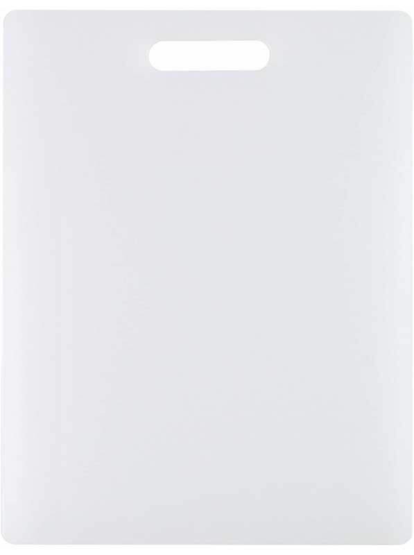 DEXAS Дошка двостороння Полісейф Бордс для нарізання з ручкою 28х37см (білий) 6шт/пак