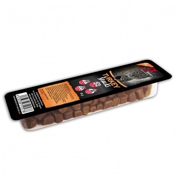 AS CAT Snacks Turkey (н/в ласощі з індички, кубики) 35г (х16)