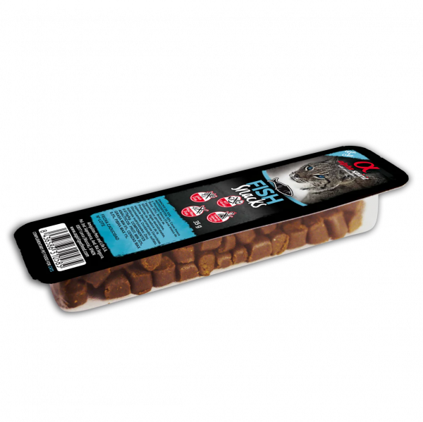 AS CAT Snacks Fish (н/в ласощі з риби, кубики) 35г (х16)