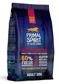 PRIMAL SPIRIT WILDERNESS DOG FOOD/Повнораціонний корм д/собак Вайлдернесс 1кг