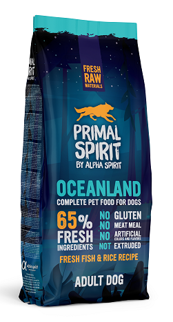 PRIMAL SPIRIT OCEANLAND DOG FOOD/Повнораціонний корм д/собак Океанленд 12кг