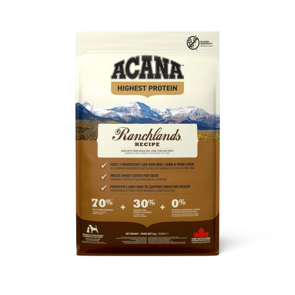 ACANA RANCHLANDS DOG RECIPE 6.0KG